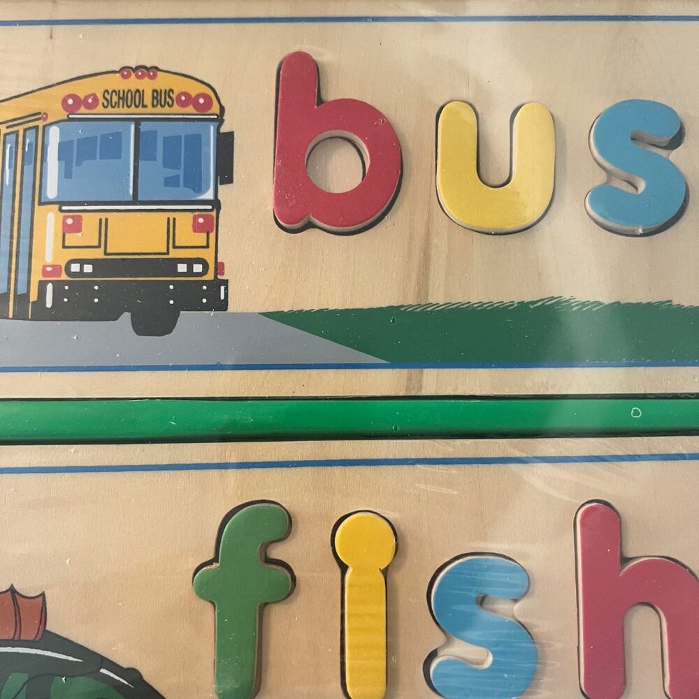 Melissa & Doug Wooden Spelling Boards - Picture 5 of 5